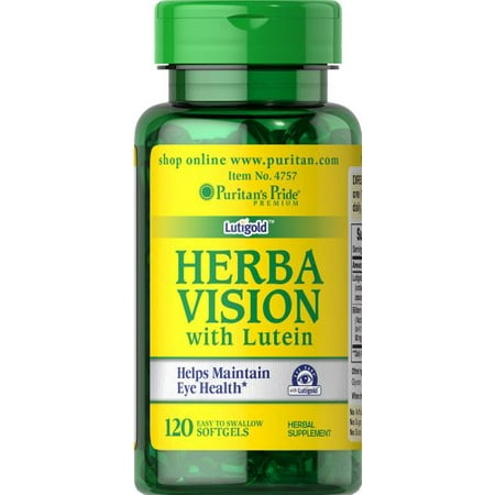 UPC 074312147579 product image for Puritan's Pride Herbavision with Lutein and Bilberry-120 Softgels | upcitemdb.com