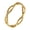 Gold, variant on Trendy Twisted Rope Design Stainless Steel Ring for Women Geometric Wrap Pinky Finger Minimalist Jewelry Gold Size 5