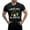 Black, variant on Yiaimeir Men's Designer Short Sleeved T-Shirt Streetwear Casual Summer Clothing