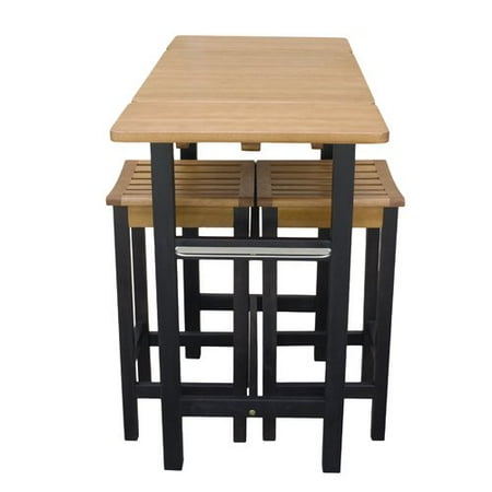 Red Barrel Studio Jeanetta 3 Piece Table Stool Kitchen Island Set Red Barrel Studio Jeanetta 3 Piece Table Stool Kitchen Island Set