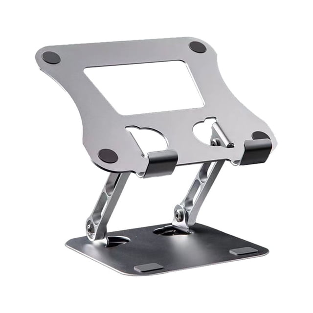 Cateissary Soporte plegable para tableta, soporte de aleación de aluminio de altura ajustable, soporte de refrigeración para ordenador portátil Electrónica Menos de 12 pulgadas