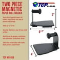 thumbnail image 2 of TCP Global Magnetic Paper Towel Holder - Holds Rolls of Towels, Shop Wipes, Tissues - Steel Holder Mount onto a Tool Box, 2 of 4