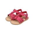 thumbnail image 5 of New Girl Jelly Beans Proud Leatherette Open Toe Daisy Strappy Flat Sandal, 5 of 5