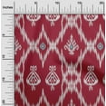thumbnail image 1 of oneOone Silk Tabby Fabric Geometric Ikat Print Fabric By Yard 42 Inch Wide, 1 of 4