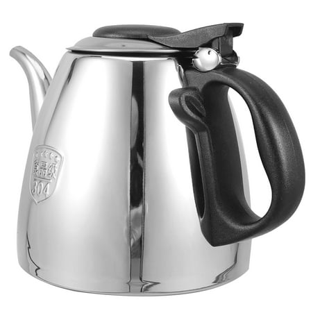 PAMINGONO 1Set Metal Kettle Silver 1.5L for Boiling Water and Making Coffee
