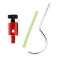 thumbnail image 1 of LOVIVER Corner Pole Holder Rod Holder 8mm Interface Universal Bracket Rotatable Red Set B, 1 of 8