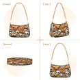 thumbnail image 2 of Ryvnso Pumpkins Skulls Halloween Womens Chain Shoulder Bag Tote Handbags Clutch Hobo Purse with Zipper for Travel, 2 of 7