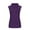 Purple, variant on Womens Sleeveless Turtleneck Shell Slim Fit Solid Color Modern Comfort Top