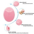 thumbnail image 4 of Face Scrubber,Soft Silicone Facial Cleansing Brush Wash Sponge Massage Pore Blackhead Removing Exfoliating Scrub for Sensitive Greasy Dry and All Kinds of Skin (Random sent), 4 of 9