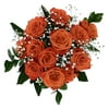 Dozen Orange Rose Bouquet
