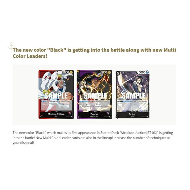 Purple/Black Zephyr VS Red/Black Garp! One Piece TCG Game Battles 