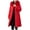 Red, variant on Brilliant Womens Wool Overcoat Winter Coat Fashion Thick Long-Sleeved Hooded Jacket in Cotton-Padded Jacket Clearance Clothes under $5.00