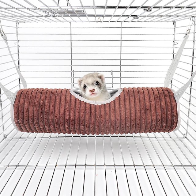 Hamaca Taian para animales peque?os, hamaca para hurones y jaula de túnel, hámster, ardilla, bandeja de azúcar, accesorios para conejillos de Indias, hurones, escondite colgante, jaula de juguete (g ZefeiWu 1327533492720