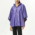 thumbnail image 5 of Unisex Waterproof Hooded Rain Poncho Jacket with Pockets for Women Men Adults Outdoor Camping Hiking Travel, 5 of 5