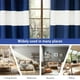 thumbnail image 5 of Cortinas de ventana DriftAway con rayas azul marino de 214 cm para oscurecer la habitación, 5 of 9