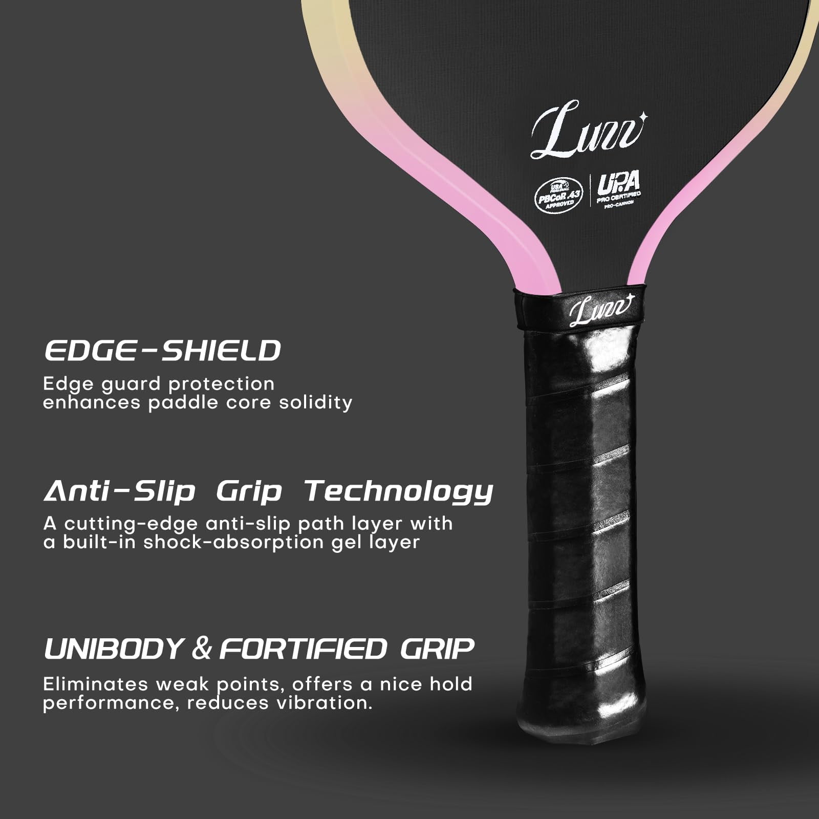 Ball Paddle  Thermoformed Candy T700 Carbon Fiber Paddles Friction Surface Exceptional Spin And Power 16mm Composite Pickle Rackets For Players