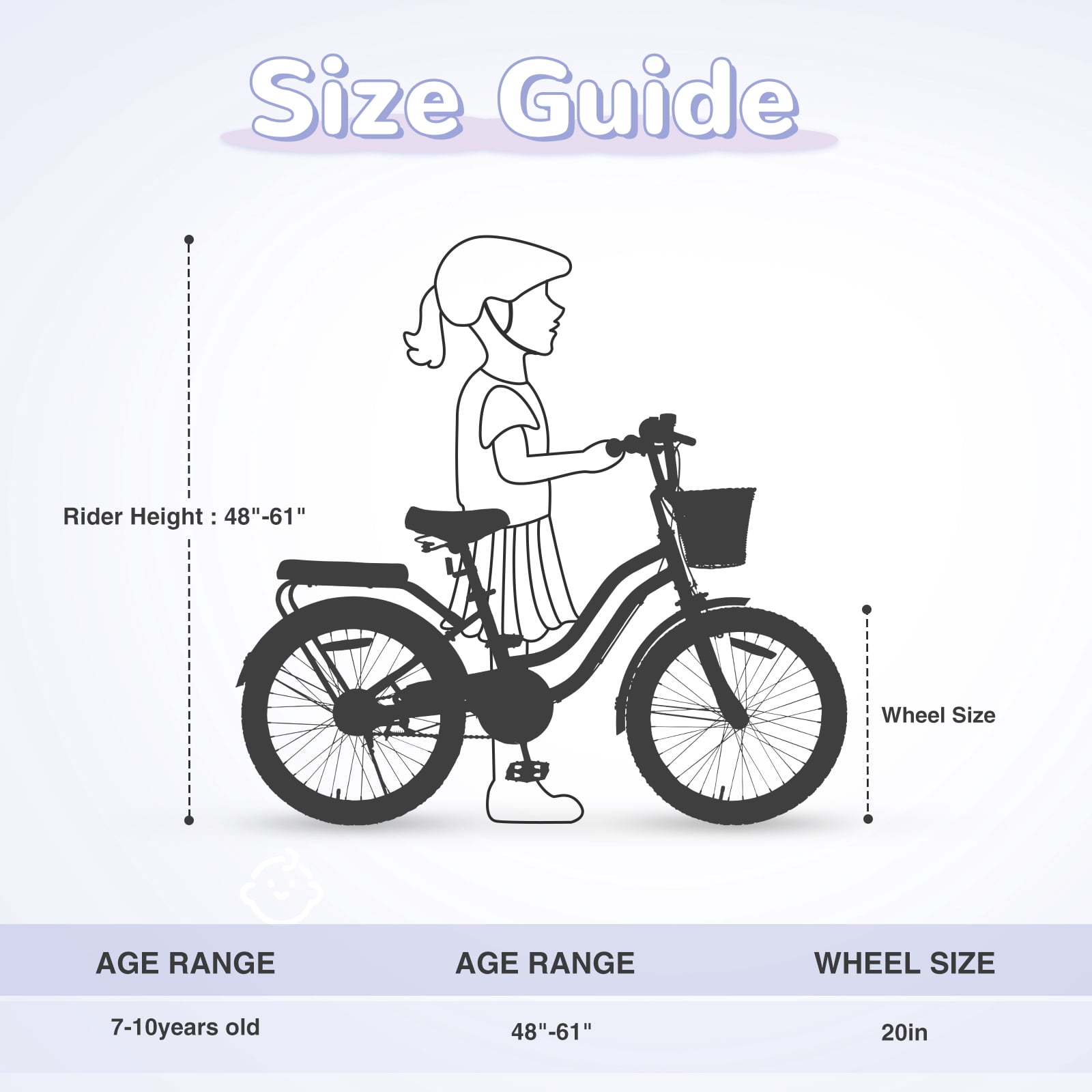 Ambifirner 20 Inch Blue Bicycles Mountain Bike , Single Speed Bicycles with Dual Brakes , City Bike