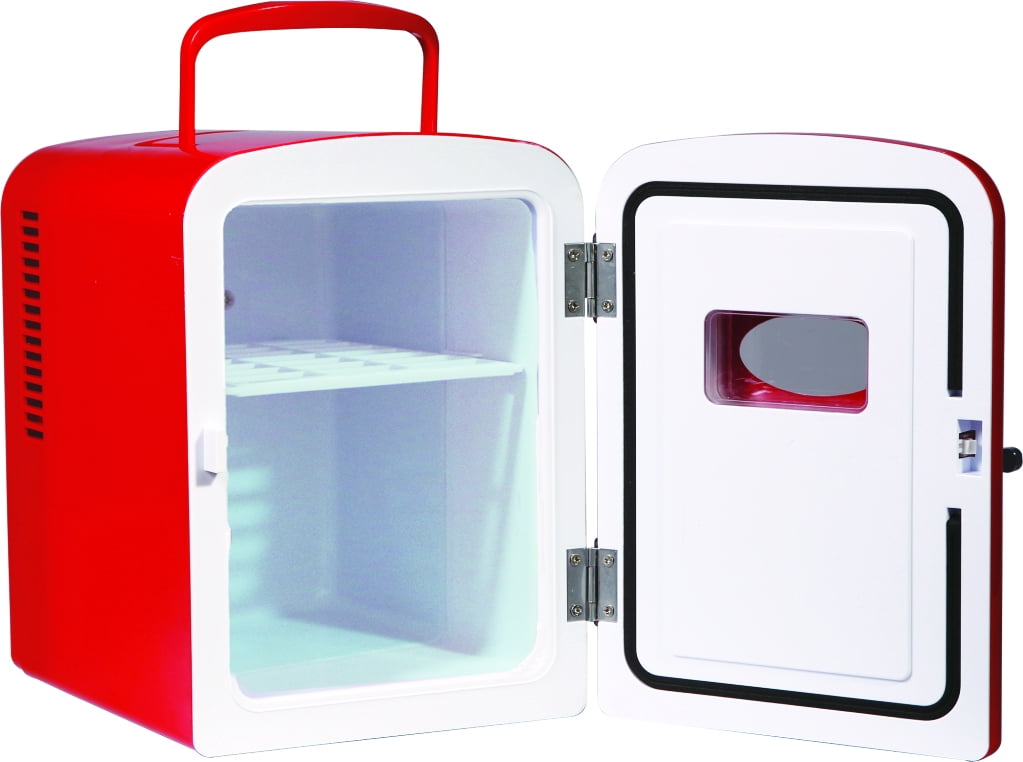 Frigidaire Portable Retro 6-can Mini Fridge EFMIS129, Red