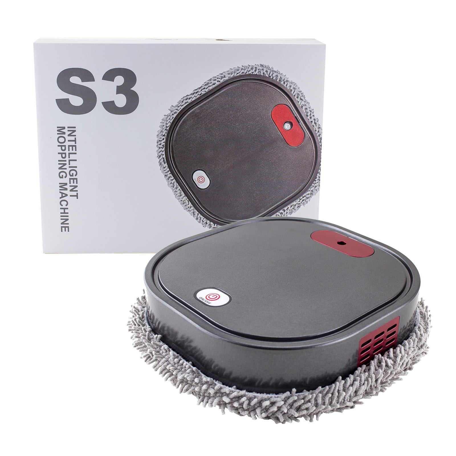 Robot Vacuum Cleaner, Automatic Sweeper with Mopping, 90Min Runtime, for Hard Floors, Pet Hair, Under Furniture Cleaning, Self-Charging, Quiet, Ideal Home Appliance Gift