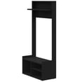 thumbnail image 6 of Nexera Porto Modern Entryway Hall Tree, Black, 6 of 8