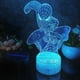 thumbnail image 1 of Lámpara LED de ilusión 3D, luz nocturna para niños, 16 colores cambiantes Tou, 1 of 5
