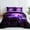 Purple, variant on Yellow Rose King Size Comforter Set Bed in a Bag Bedding Set 7Pcs Adult(90"X104")