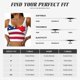thumbnail image 5 of Fotbe USA Canada Flag Sujetador Deportivo Largo sin Aros para Mujer con Almohadillas y Soporte Medio, Transpirable y Absorbente, Camiseta Tipo Chaleco o Tank Top-Large, 5 of 8