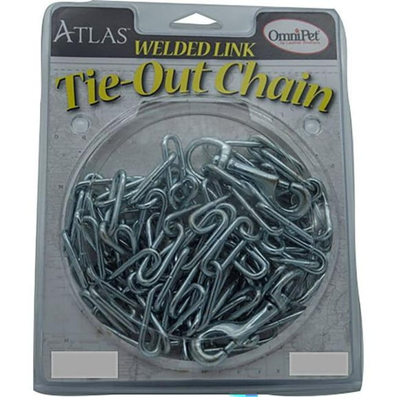 Omni Pet 164.38-15 3.8 mm x 15 ft. Tie Out Chain Weld Link - Case of 20