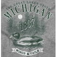 thumbnail image 2 of Michigan Great Lakes State Duck Pond Plus Size Crewneck Graphic Tee Shirt Brisco Brands 3X, 2 of 3