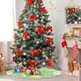 thumbnail image 4 of FMSHPON Easter Eggs Rabbit Xmas Christmas Tree Skirt Stand Mat for Holiday Party Decoration Indoor Outdoor 48 inches, 4 of 6
