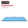 thumbnail image 5 of CAP Barbell All Purpose Folding Exercise Training & Gymnastics Balance Mat 10' x 4' x 3" Thick, Blue, 5 of 8