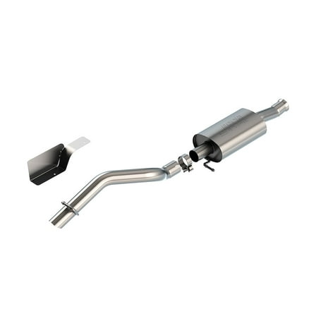 Borla 18-21 Jeep Wrangler JL 2.0L 2DR Climber 2.75in Turn Down Tip S-Type Cat-Back Exhaust - 140861 Fits select: 2018-2019,2021 JEEP WRANGLER UNLIMITED