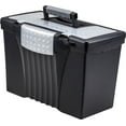 thumbnail image 1 of Storex File Storage Box with Organizer Lid, Letter/Legal, Black, 1 of 9