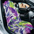 thumbnail image 3 of XYZCANDO Leaves Pattern Design Car Seat Towel Cover, Non-Slip Towel Seats Cover Breathable Enhances Comfort for Cars SUV, 3 of 11
