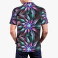 thumbnail image 5 of Rocae Colored Abstract for Men's Short Sleeve Polo Shirt, Quick Drying Performance Moisture Wicking Sports Men's Golf Shirt XX-Large, 5 of 9