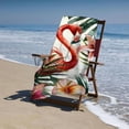 thumbnail image 4 of Vintage Flamingo Flower Microfiber Sand Free Beach Towel Thin Pool Towel Large Lightweight Absorbent Beach Towels for Travel Swim Pool Gym Beach Essentials Accessories, 4 of 8