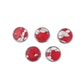 thumbnail image 4 of Sonducket 5 piezas de botones de saxofón, trompeta decorativa, botón rojo y blanco, decoración de superficie lisa, accesorios para instrumentos clave, Accesorios para instrumentos musicales Sonducket OD027069-00, 4 of 6