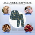 thumbnail image 7 of KLL Modern Excavator Sleepwear Mens Flannel Pajamas,Long Cotton Pj Set, 7 of 7