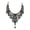 Black3, variant on 1Pcs Halloween Sexy Jewelry, Women Lace Choker Necklace, Black Neck Chain Collar Gothic Steampunk Pendant Skull Vintage for Vampire Wedding Party Cosplay 13.8 Inch