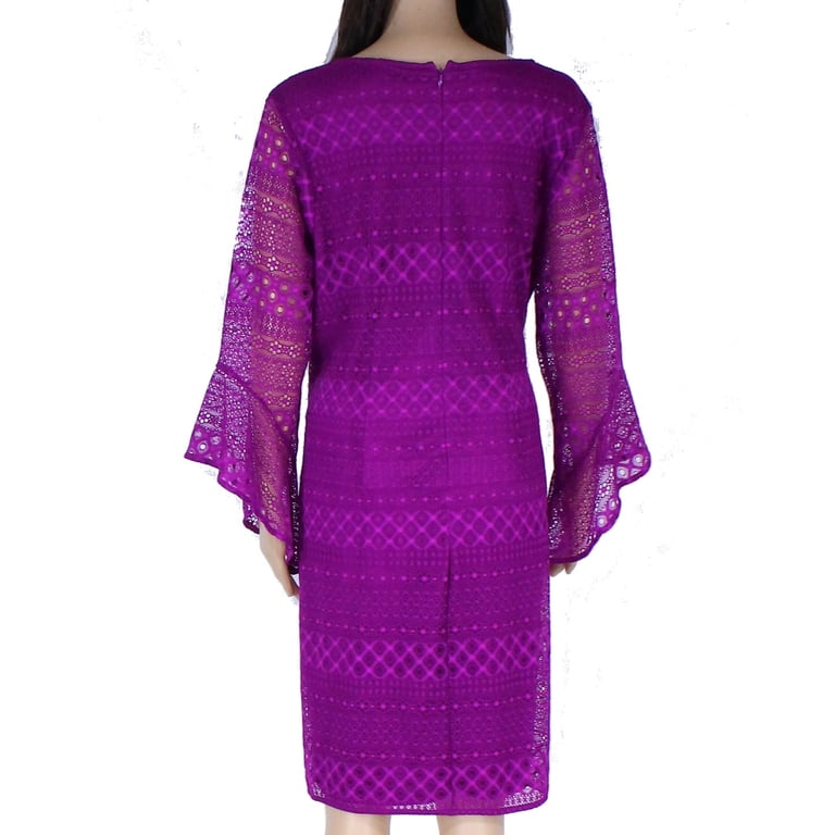 Alfani Womens Lace Shift Dress, Purple, 14 - Walmart.com Alfani Womens Lace Shift Dress, Purple, 14 - Walmart.com
