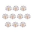 thumbnail image 1 of 10 Uds. de Adornos con de de Imitación, Flores con , Botones con Planas para Decoración para Fiesta de Boda Macarena Botón de perlas de diamantes de imitación, 1 of 8