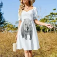 thumbnail image 3 of Togepi pattern Short-Sleeved Dress clothes for women women long dresses birthday dress for women, 3 of 7