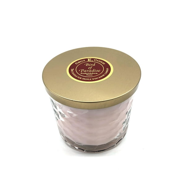 Circle E Bird of Paradise Scented Jar Candle | Size 17oz | 85 Hour Burn