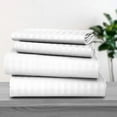 thumbnail image 5 of Lux Decor Collection California King Sheets Set - 4 Pc Deep Pocket Bed Sheets for California King Size Bed, Hotel Luxury Double Brushed Bedding Sheets & Pillowcases - White, 5 of 7