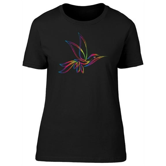 Hummingbird With Colors T-Shirt Women -Image by Shutterstock, Female XX-Large