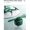 thumbnail image 5 of Camping Fan 8000mAh Battery Operated, USB Rechargeable with Remote Control, Removable Fan Blades, Hanging Hook, Timer, 4 Speeds for Outdoor-Blue, 5 of 5
