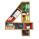 thumbnail image 3 of Adornos navideños, adornos navideños, regalos navideños, adorno colgante para amantes de los libros, adorno de biblioteca, formas digitales, decoración para ratones de biblioteca, adorno acrílico, reg, 3 of 3
