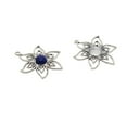 thumbnail image 3 of simhoa 10 Pieces Filigree Flower Pendants Blanks Base 10mm Settings Tray Jewelry, 3 of 8