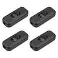 thumbnail image 4 of Uxcell AC 250V 6A On-Off Inline Cord Switch Black for Table Lamp 4 Pack, 4 of 5
