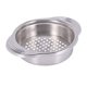 thumbnail image 1 of Stainless Steel Food Can Strainer Sieve Tuna Press Lid Oil Drainer Remover, Unique No-Mess Dishwasher Safe Design, 1 of 5